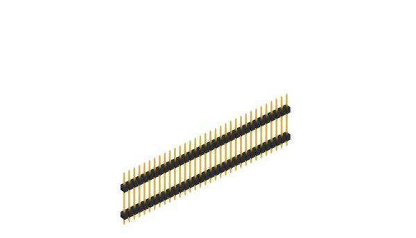 Fischer Elektronik Stiftleiste (Standard) Anzahl Reihen: 1 SL515633G 10St.