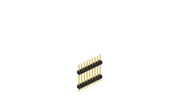 Fischer Elektronik Stiftleiste (Standard) Anzahl Reihen: 1 10056664 10St.