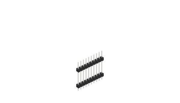 Fischer Elektronik Stiftleiste (Standard) Anzahl Reihen: 1 10056712 10St.