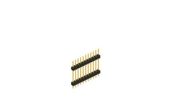 Fischer Elektronik Stiftleiste (Standard) Anzahl Reihen: 1 SL517211G 10St.