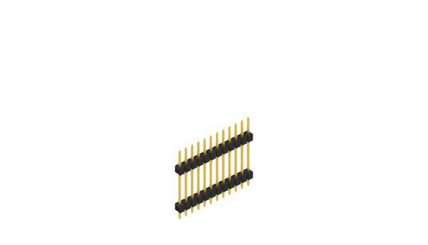 Fischer Elektronik Stiftleiste (Standard) Anzahl Reihen: 1 10056714 10St.
