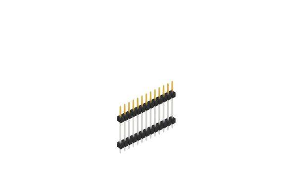 Fischer Elektronik Stiftleiste (Standard) Anzahl Reihen: 1 SL517213S 10St.