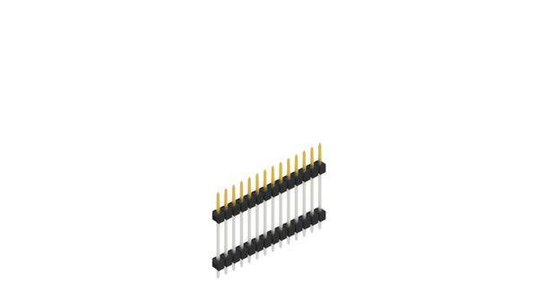 Fischer Elektronik Stiftleiste (Standard) Anzahl Reihen: 1 SL517214S 10St.