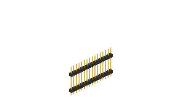 Fischer Elektronik Stiftleiste (Standard) Anzahl Reihen: 1 10056722 10St.