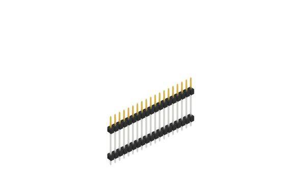 Fischer Elektronik Stiftleiste (Standard) Anzahl Reihen: 1 10056727 10St.