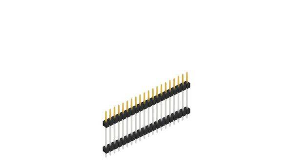 Fischer Elektronik Stiftleiste (Standard) Anzahl Reihen: 1 10056729 10St.