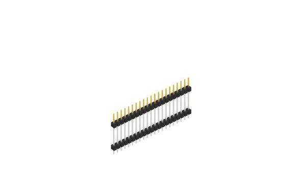 Fischer Elektronik Stiftleiste (Standard) Anzahl Reihen: 1 SL517221S 10St.