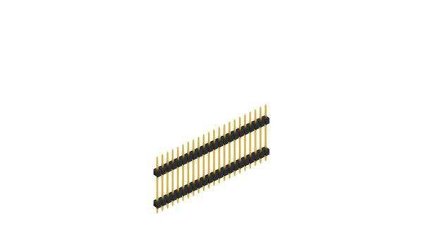Fischer Elektronik Stiftleiste (Standard) Anzahl Reihen: 1 10056731 10St.