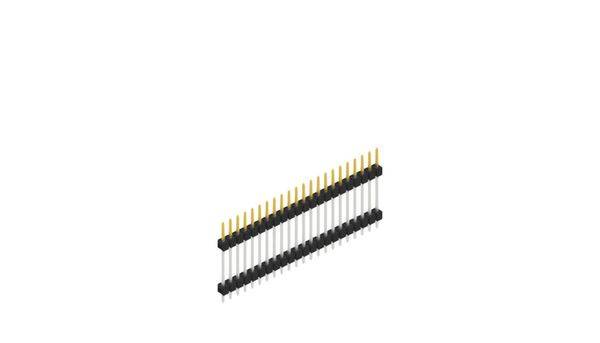 Fischer Elektronik Stiftleiste (Standard) Anzahl Reihen: 1 SL517222S 10St.