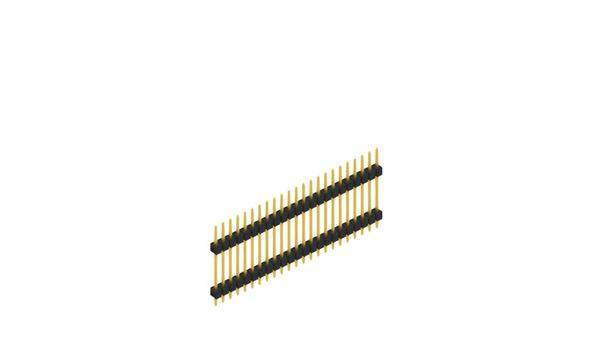 Fischer Elektronik Stiftleiste (Standard) Anzahl Reihen: 1 10056732 10St.