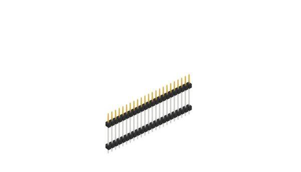 Fischer Elektronik Stiftleiste (Standard) Anzahl Reihen: 1 SL517223S 10St.