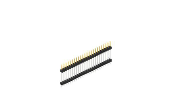 Fischer Elektronik Stiftleiste (Standard) Anzahl Reihen: 1 SL517224S 10St.