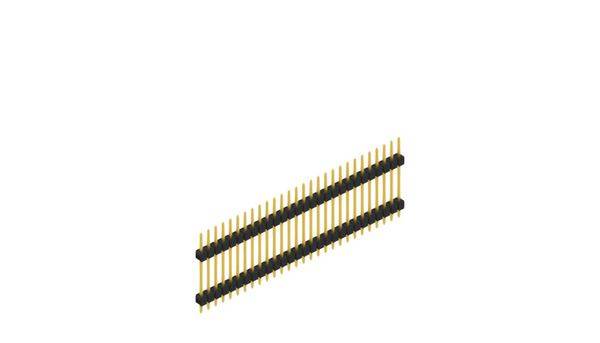 Fischer Elektronik Stiftleiste (Standard) Anzahl Reihen: 1 SL517228G 10St.
