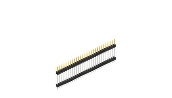 Fischer Elektronik Stiftleiste (Standard) Anzahl Reihen: 1 SL517228S 10St.