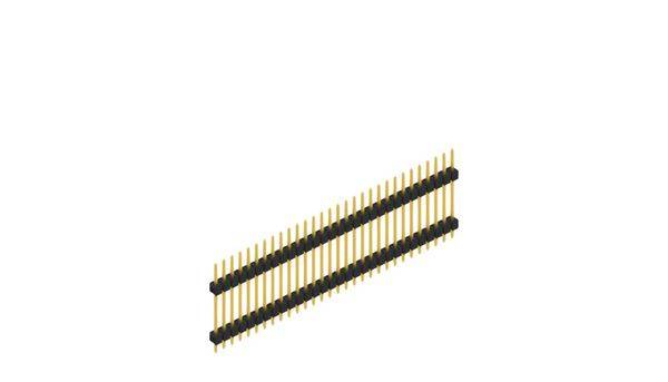 Fischer Elektronik Stiftleiste (Standard) Anzahl Reihen: 1 SL517230G 10St.