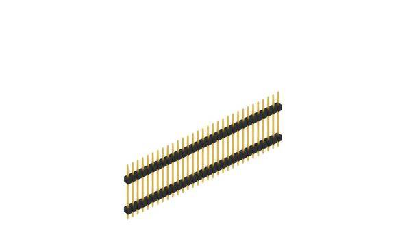 Fischer Elektronik Stiftleiste (Standard) Anzahl Reihen: 1 SL517231G 10St.
