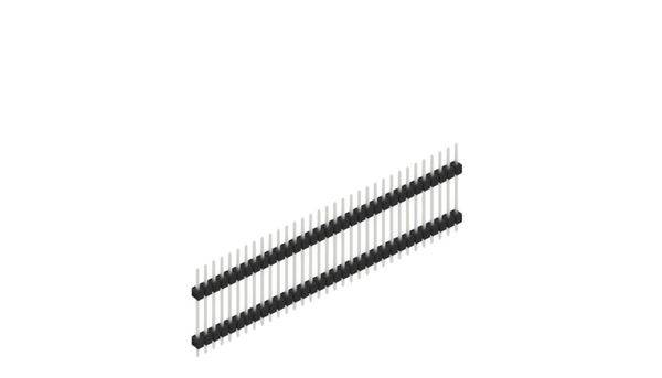 Fischer Elektronik Stiftleiste (Standard) Anzahl Reihen: 1 SL517233Z 10St.