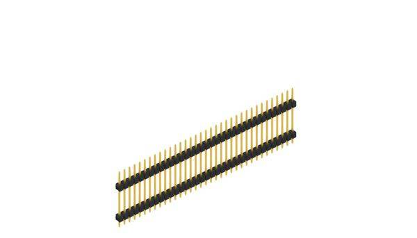 Fischer Elektronik Stiftleiste (Standard) Anzahl Reihen: 1 SL517235G 10St.
