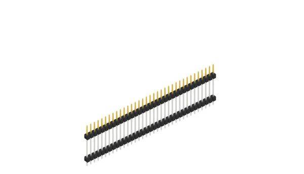 Fischer Elektronik Stiftleiste (Standard) Anzahl Reihen: 1 SL517235S 10St.