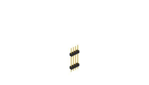 Fischer Elektronik Stiftleiste (Standard) Anzahl Reihen: 1 10056698 10St.