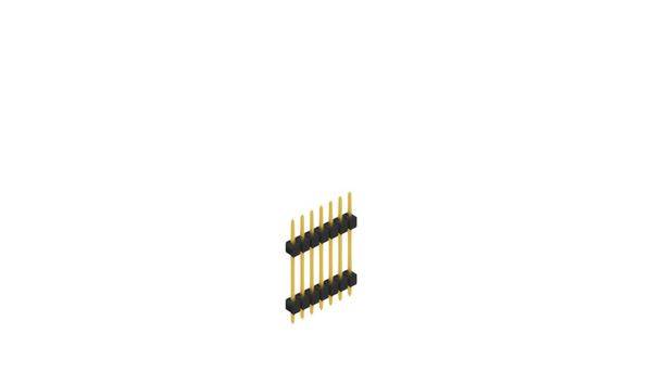 Fischer Elektronik Stiftleiste (Standard) Anzahl Reihen: 1 10056706 10St.