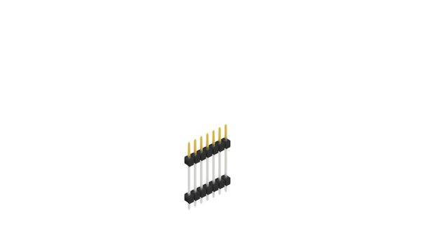 Fischer Elektronik Stiftleiste (Standard) Anzahl Reihen: 1 SL51727S 10St.