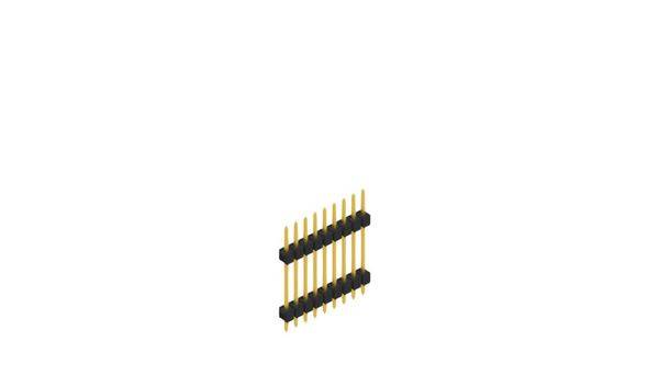 Fischer Elektronik Stiftleiste (Standard) Anzahl Reihen: 1 10056710 10St.