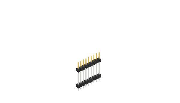 Fischer Elektronik Stiftleiste (Standard) Anzahl Reihen: 1 10128303 10St.