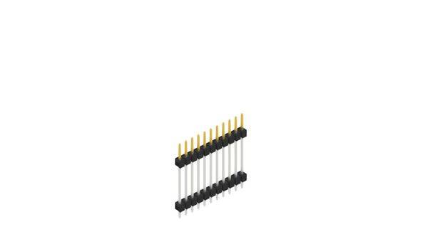 Fischer Elektronik Stiftleiste (Standard) Anzahl Reihen: 1 SL519711S 10St.