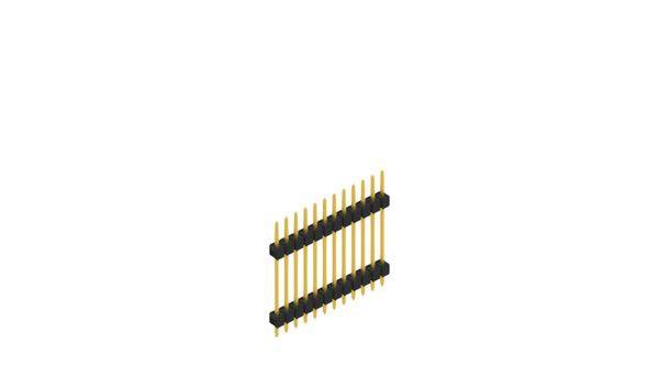 Fischer Elektronik Stiftleiste (Standard) Anzahl Reihen: 1 10056767 10St.