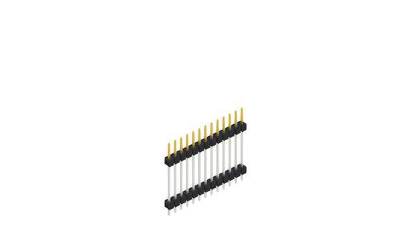 Fischer Elektronik Stiftleiste (Standard) Anzahl Reihen: 1 SL519713S 10St.