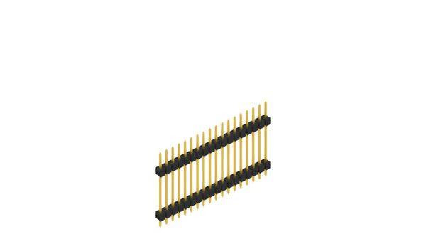 Fischer Elektronik Stiftleiste (Standard) Anzahl Reihen: 1 10056777 10St.