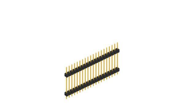 Fischer Elektronik Stiftleiste (Standard) Anzahl Reihen: 1 10056779 10St.