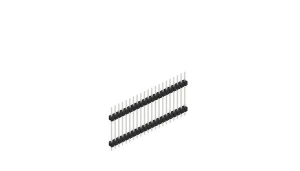 Fischer Elektronik Stiftleiste (Standard) Anzahl Reihen: 1 10056783 10St.