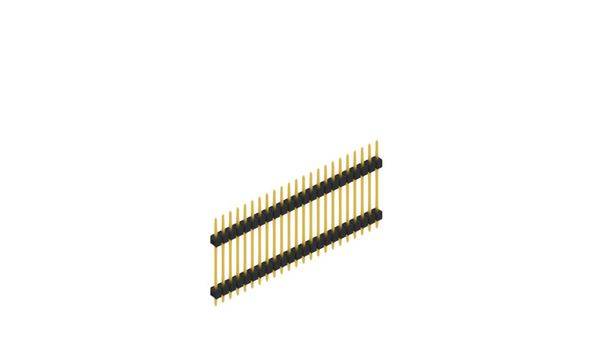 Fischer Elektronik Stiftleiste (Standard) Anzahl Reihen: 1 10056784 10St.