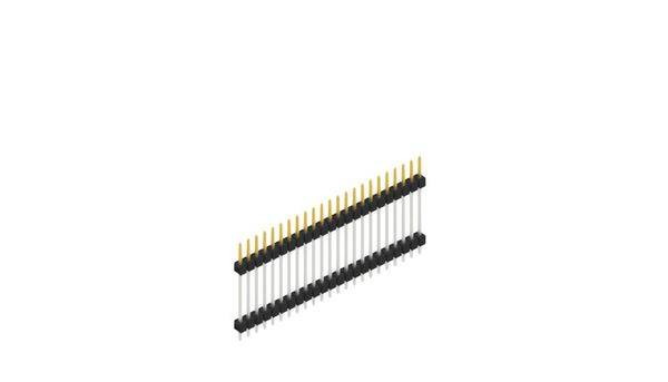 Fischer Elektronik Stiftleiste (Standard) Anzahl Reihen: 1 10080318 10St.