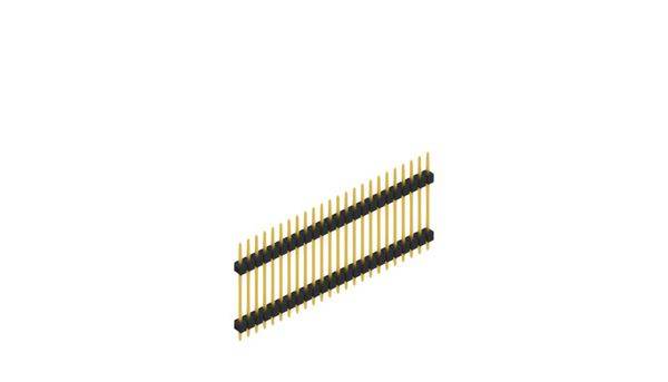 Fischer Elektronik Stiftleiste (Standard) Anzahl Reihen: 1 10056785 10St.