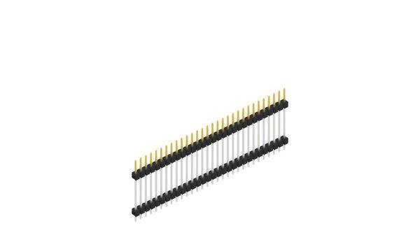 Fischer Elektronik Stiftleiste (Standard) Anzahl Reihen: 1 SL519730S 10St.