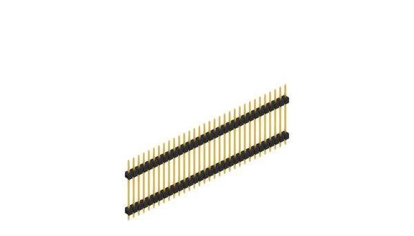 Fischer Elektronik Stiftleiste (Standard) Anzahl Reihen: 1 10056791 10St.