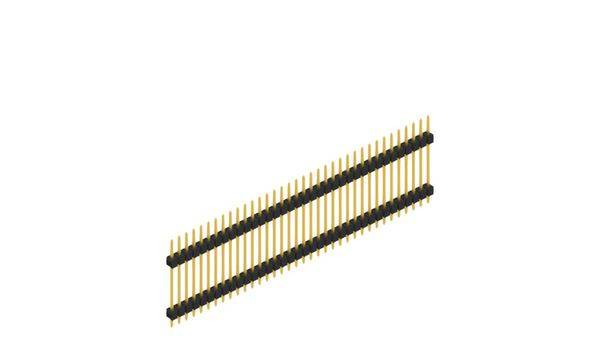 Fischer Elektronik Stiftleiste (Standard) Anzahl Reihen: 1 10056792 10St.