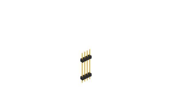 Fischer Elektronik Stiftleiste (Standard) Anzahl Reihen: 1 10056750 10St.