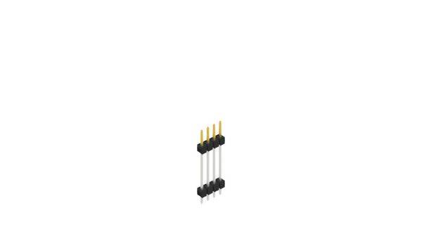 Fischer Elektronik Stiftleiste (Standard) Anzahl Reihen: 1 SL51974S 10St.