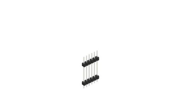 Fischer Elektronik Stiftleiste (Standard) Anzahl Reihen: 1 10056755 10St.