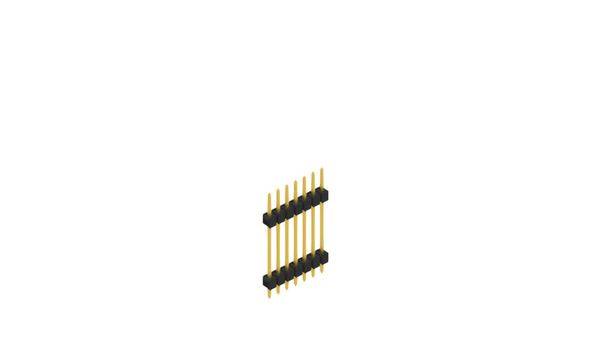 Fischer Elektronik Stiftleiste (Standard) Anzahl Reihen: 1 10056756 10St.
