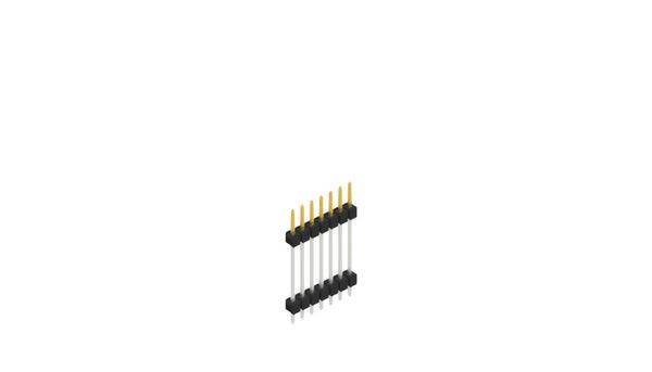 Fischer Elektronik Stiftleiste (Standard) Anzahl Reihen: 1 10056757 10St.