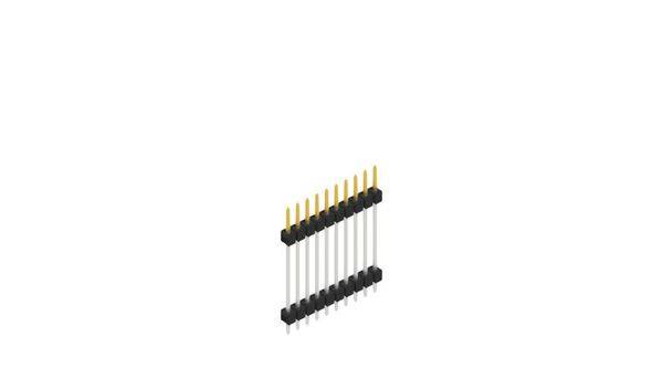 Fischer Elektronik Stiftleiste (Standard) Anzahl Reihen: 1 SL522310S 10St.
