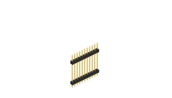 Fischer Elektronik Stiftleiste (Standard) Anzahl Reihen: 1 SL522311G 10St.