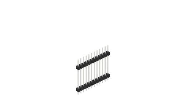 Fischer Elektronik Stiftleiste (Standard) Anzahl Reihen: 1 10056814 10St.
