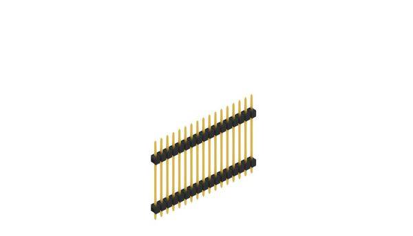 Fischer Elektronik Stiftleiste (Standard) Anzahl Reihen: 1 SL522317G 10St.
