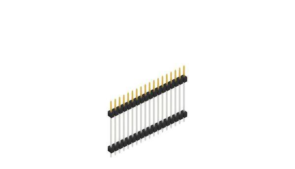 Fischer Elektronik Stiftleiste (Standard) Anzahl Reihen: 1 SL522318S 10St.